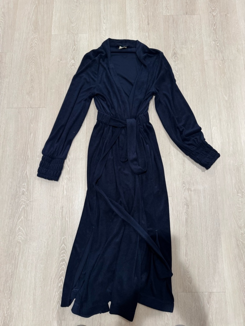 Navy Long Belted get ready robe